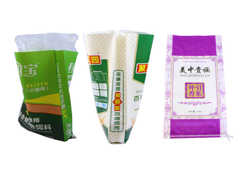 Double Stitched Dog Food Bags , 25 Kg WPP Feed Bags Polypropylene