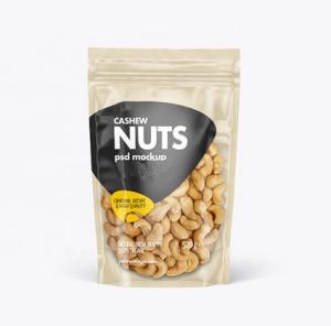 Quality custom printing seal nut food packaging bags with window wholesale