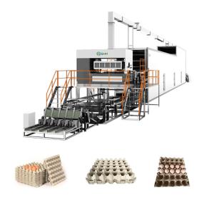Quality Biodegradable Plant Pot Making Machine Bagasse Pulp Moulded Machinery wholesale