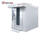 Gas Industrial Baking Oven 380V 32 Trays Rotary Oven For Restaurant