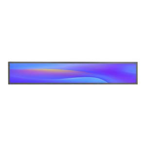 Quality Custom 36.6 Inch Size Supermarket Indoor Advertising Media Player Strip Ultra Wide Shelf Screen Stretch Bar Lcd Display wholesale