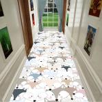 Tulip And Peony Flower Entrance Large Commercial Floor Mat Hotel Corridor