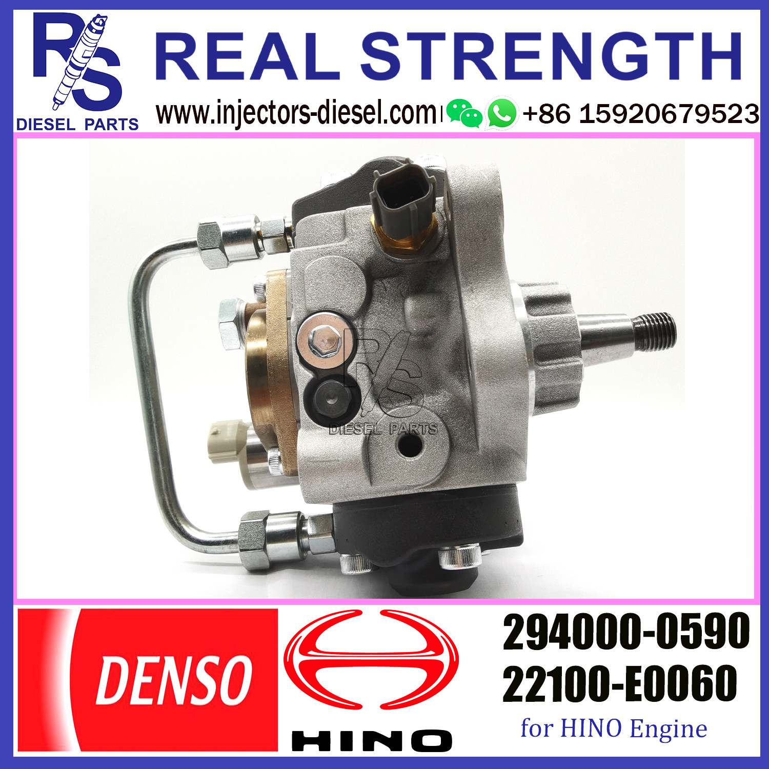 DENSO pump Diesel Engine Fuel Pump Assembly 294000-0590 22100-E0060 22100-E0067 FOR HINO N04C ENGINE