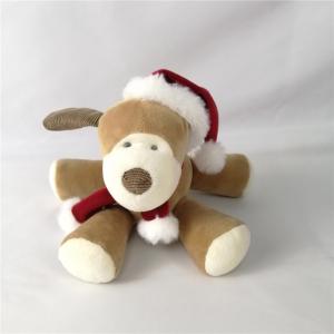 Quality Child Friendly Christmas Plush Toys Plushy Brown Christmas Stuffed Animals wholesale