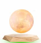 360 spining magnetic levitation floating 3D moon lamp light for gift ,6inch