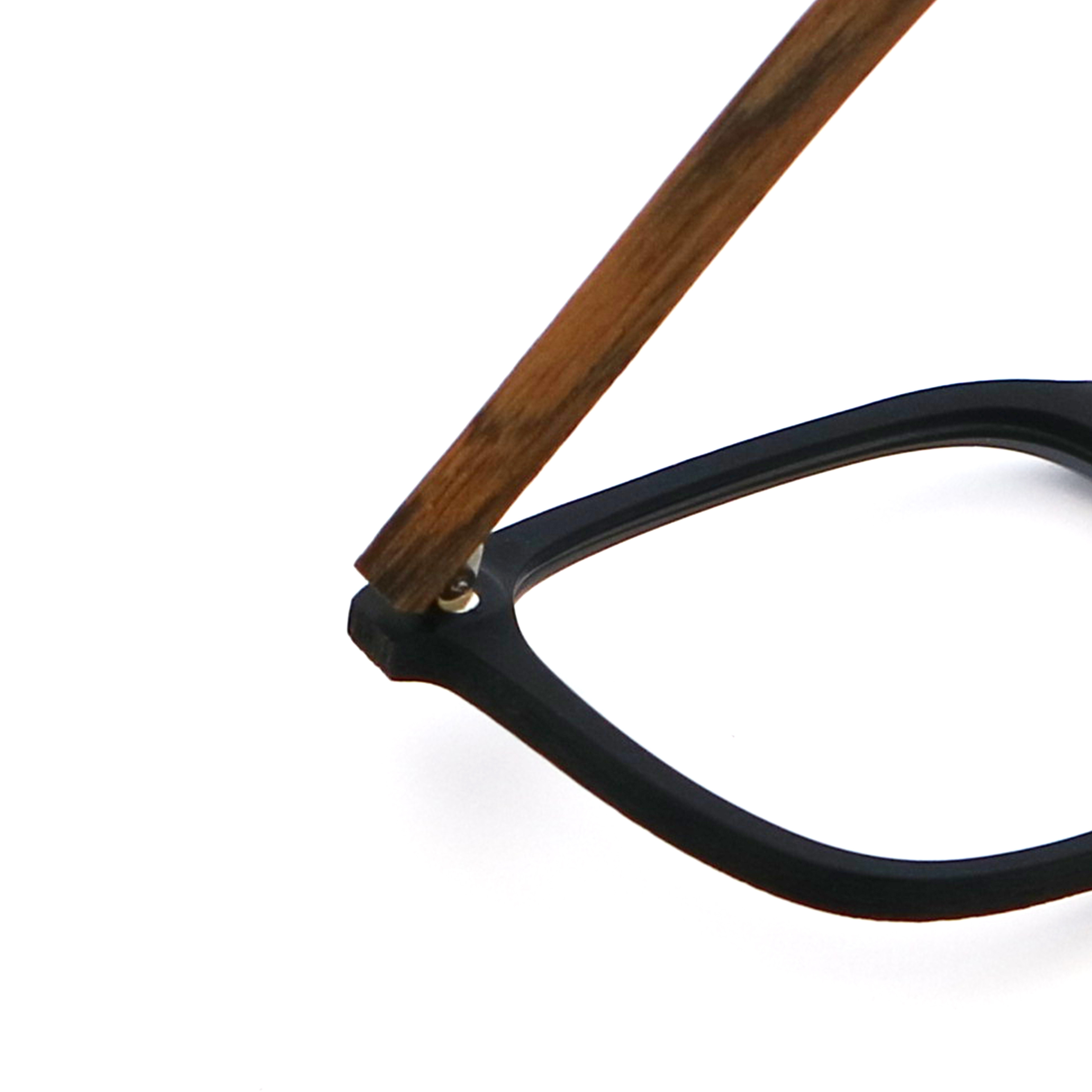 2024 Unique Polygons Wood Grain Acetate Glasses Frame MR 8082