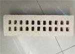 Pure White Multi Holes Perforated Clay Bricks Anti - Freeze 35% Void Ratio