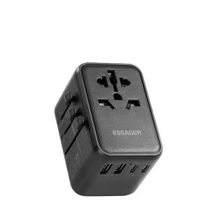 Quality Essager 2023 Travel New Product Phone Accessories Quick Charging 3 USB-C 2 USB-A Portable Travel 65w Charger wholesale