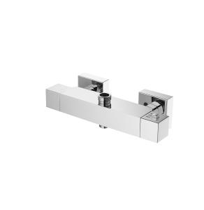 Quality Safety Button Chrome Thermostatic Bath Faucet Antirust OEM Available wholesale