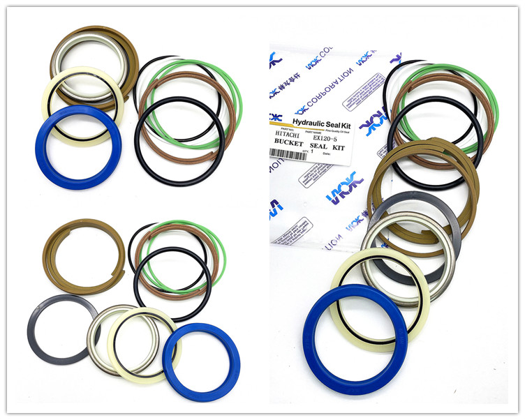 4364914 Bucket Cylinder Seal Kit , Hitachi Ex120 Parts PTFE Material