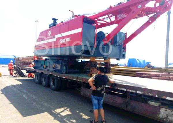 Hydraulic Crawler Crane CQUY100I 100Ton Lattice Boom Crane with Cummins QSL.9209