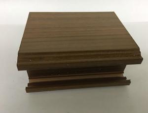 Quality Wood Finish Aluminium Profiles For Windows And Doors Shape Customized wholesale
