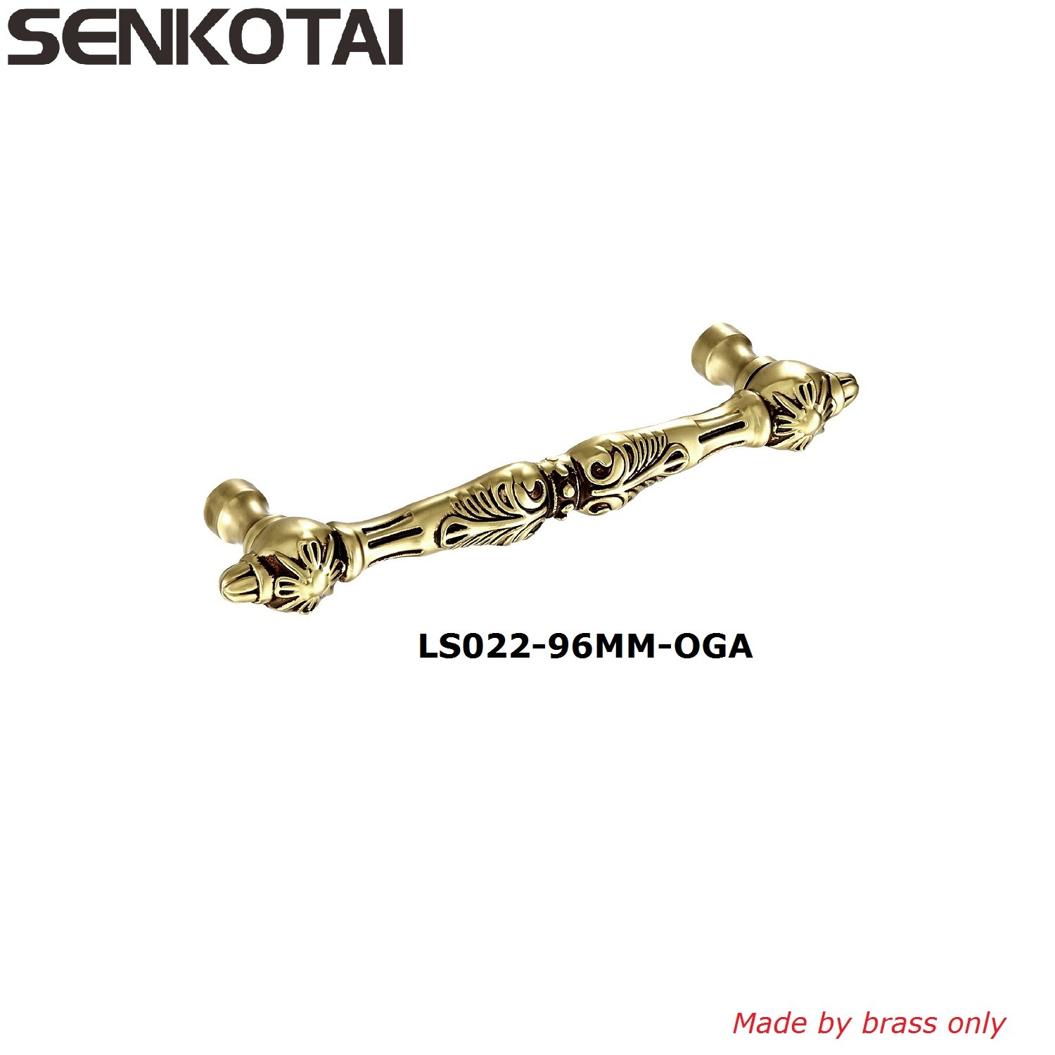 Satin Antique Brass Pull Handle for antique Drawer , Cabinet and Cupboard