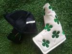 Four Leaf Clover headcover , Golf headcover , golf headcover , putter headcover