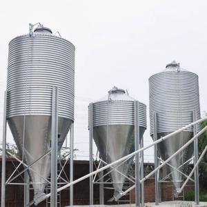 Quality 7 Ton 14 Ton 21ton 22 Ton Poultry Feed Silo Chicken Broiler Duck Farm House wholesale