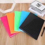 Pocket Striped A4 PP Folder for Information Display School and Office Organizati