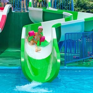 Quality Hot DIP Galvanizing Theme Park Water Slide Long Water Slide 1.8m Height wholesale