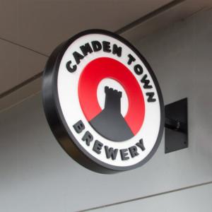 Quality Luminous Round Advertising LED Light Box Outdoor Aluminum Acrylic For Shops wholesale