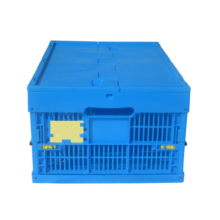Lightweight Foldable Plastic Container 600*400 Mm Virgin Polypropylene Foods Loading