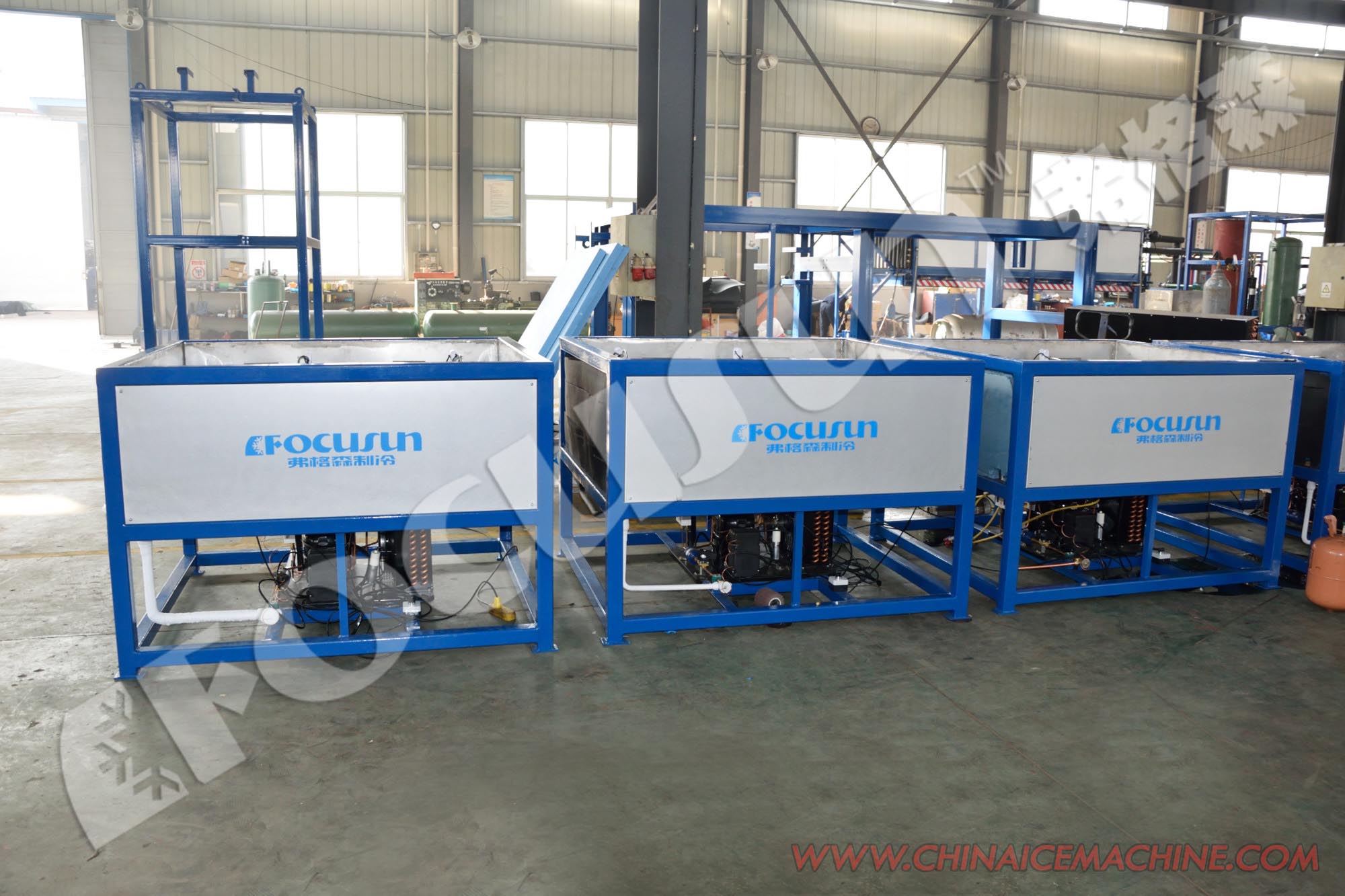 2 Ton Direct Refrigeration Transparent Block Ice Machine with and Easy Operation