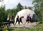 Waterproof Clear PVC Geodesic Dome House Yoga Glamping Home Tents
