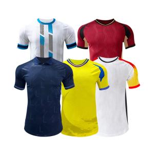 Quality White Blue Green Yellow Black Player Version Jersey with Team Logo and Polyester Material wholesale