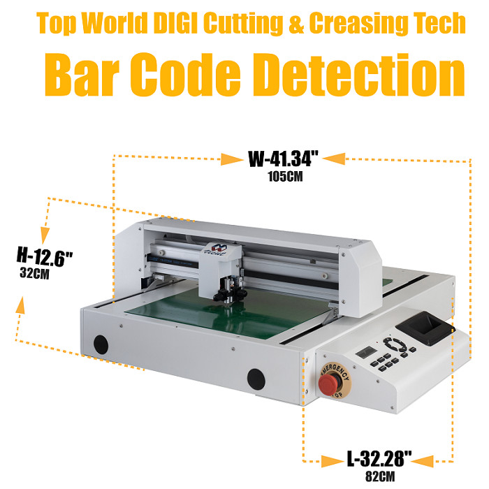 PC Panel Cardboard Die Cutting Machine Fast Digital Paper Cutter