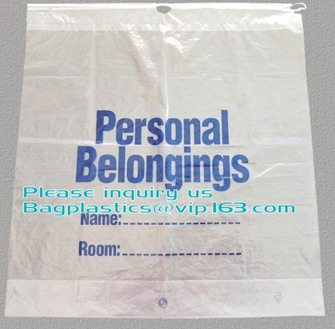 Biodegradable drawstring laundry poly bag with printing,Logo Printed Poly Drawstring Hotel/Travel Laundry Plastic bag