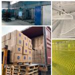 Notched Painting Wire Shirt Hangers Powder Coating / Electrostatic Spraying