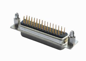Quality 44 Pin D Type Female Connector Double Row PBT Material ISO9001 Approved wholesale