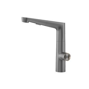 Quality 235.9mm Single Hole Basin Faucet Bathroom Brass Faucets Hot Cold Water wholesale