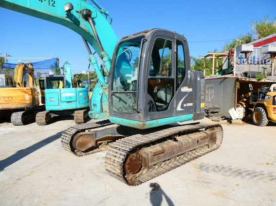 Used Japan Kobeclo Excavator SK125SR with 7707 Working Hours and 0.45 Bucket Capacity