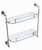 51458 paper holder double tumbler holder bathroom accessory brass chrome finish towel bar paper holder soap dish