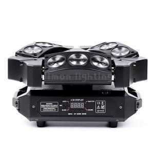Quality Home Party 3x3 9pcs 12w RGBW 4in1 Mini LED Spider Beam DMX Wash Moving Lights wholesale