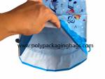 Cartoon Plastic Drawstring Storage Bag for Towel Underwear Sock