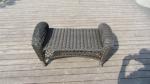 6pcs half round rattan sofa set