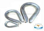 Heavy Duty Wire Rope Thimble , Galvanized Steel Cable Thimble 2.5-175 Weight