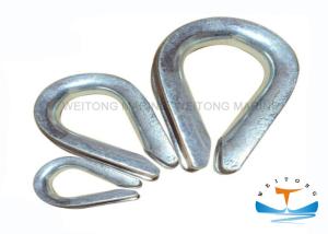 Quality Heavy Duty Rigging Lifting Equipment / Galvanized Wire Rope Thimble wholesale