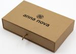 Brown Kraft Chipboard Gift Boxes 5x7 Drawer Recycled Paper Branded Name Printing