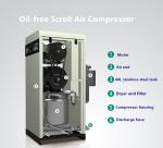 10 bar 3.7kw 5.5kw portable scroll air compressor oil free for printed circuit
