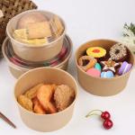 Beverage Food Catering 28ozWholesale Kraft Paper Bowl Light Food Salad Bowl