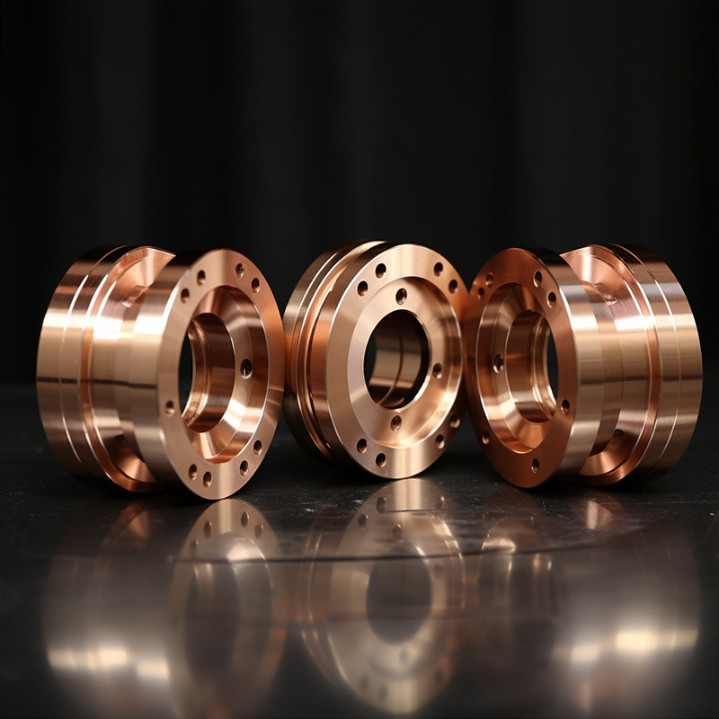Small CNC Metal Parts Fabrication Turning CNC Lathe Machining Service CNC Copper Parts