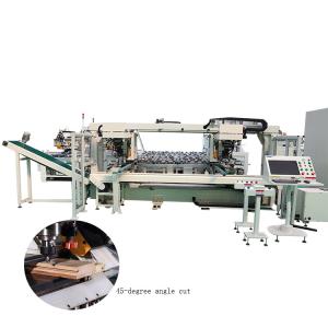 Quality Fully Automated WPC Wood Door Cutting Machine Frame Production Line 3000rpm wholesale