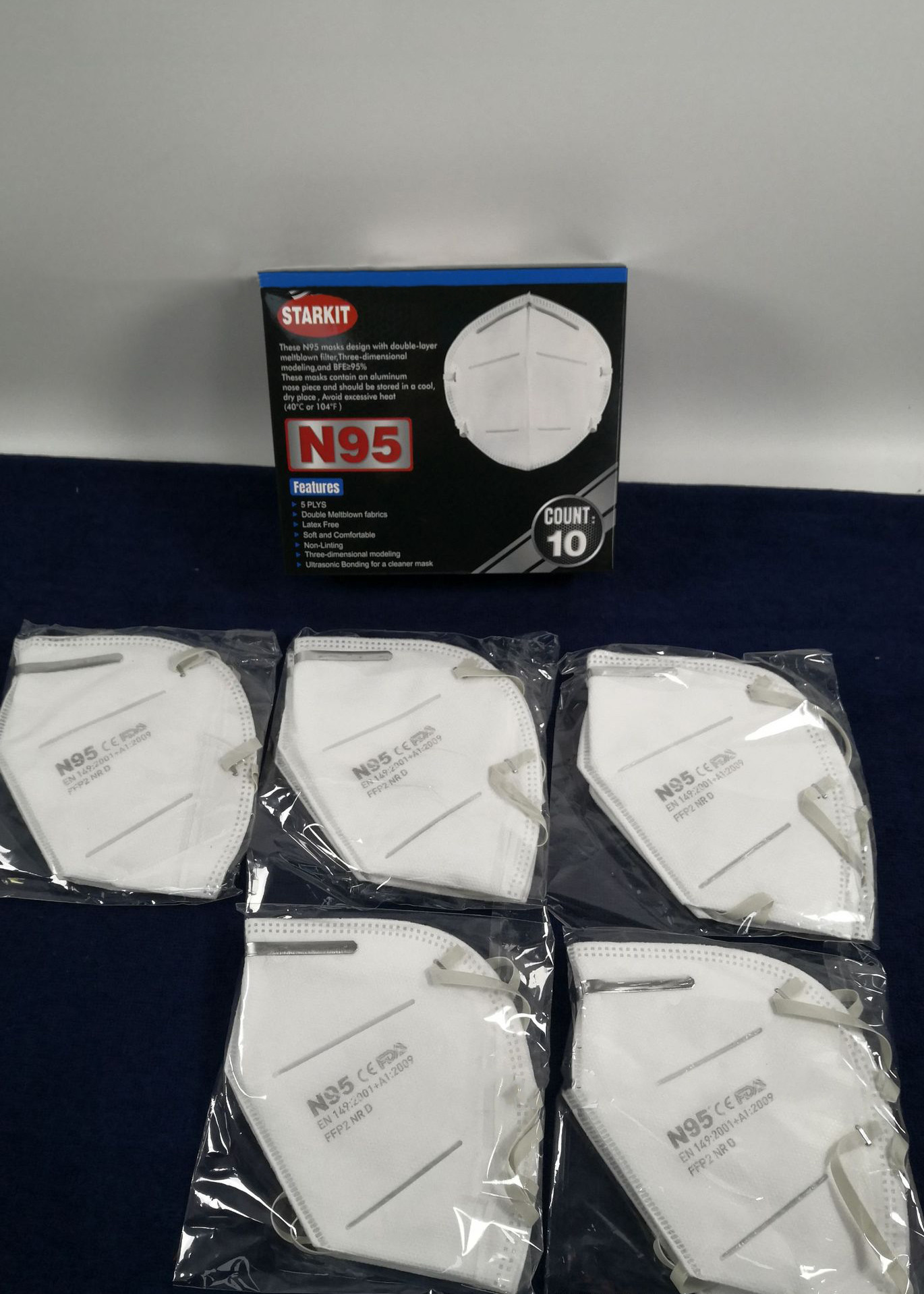 EU CE FDA Approved Face Masks 5 Layer Protection Comfortable Wearing