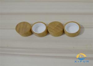 Quality Real Bamboo Color Plastic Bottle Lids For Transparent Plastic Bottle wholesale