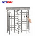 Stainless Steel Pedestrian Control Security Full Height Turnstile Barrier Gate