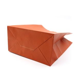 Quality Uncoated Durable T Shirt Paper Bag Customized For Takeaway Packaging wholesale