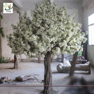 Quality UVG High simulation fiberglass artificial wedding cherry blossom tree for stage decoration wholesale