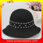 6090433 Sun Accessory customized winner fashion wool felt clothe hats, women