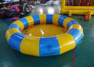 Quality 8 Person Towable Tube , Disco Boat Inflatable Water Rocker Saturn for Seashore wholesale